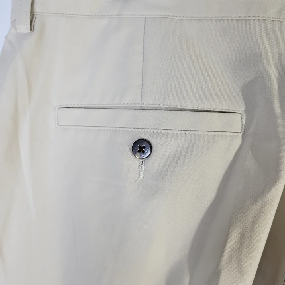 Mens Adidas Climalite Light weight Khaki Golf Pants Size 36X32 - Picture 5 of 8